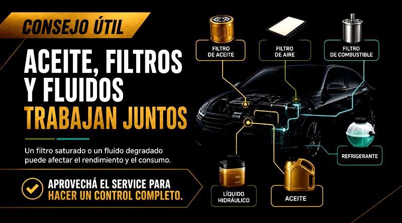 Consejo sobre filtros y fluidos